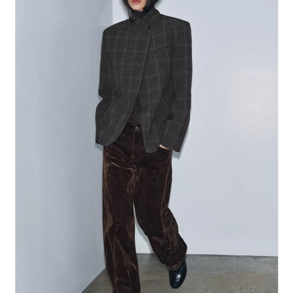 NWT Viral Limited Edition Zara Plaid Blazer - Picture 4 of 10